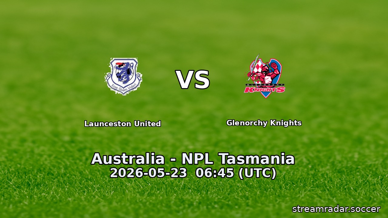 Launceston United vs Glenorchy Knights