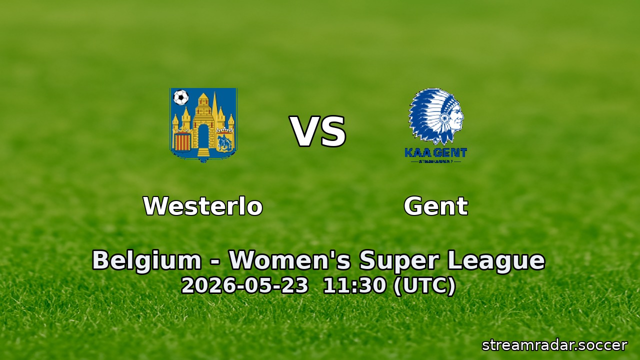 Westerlo vs Gent