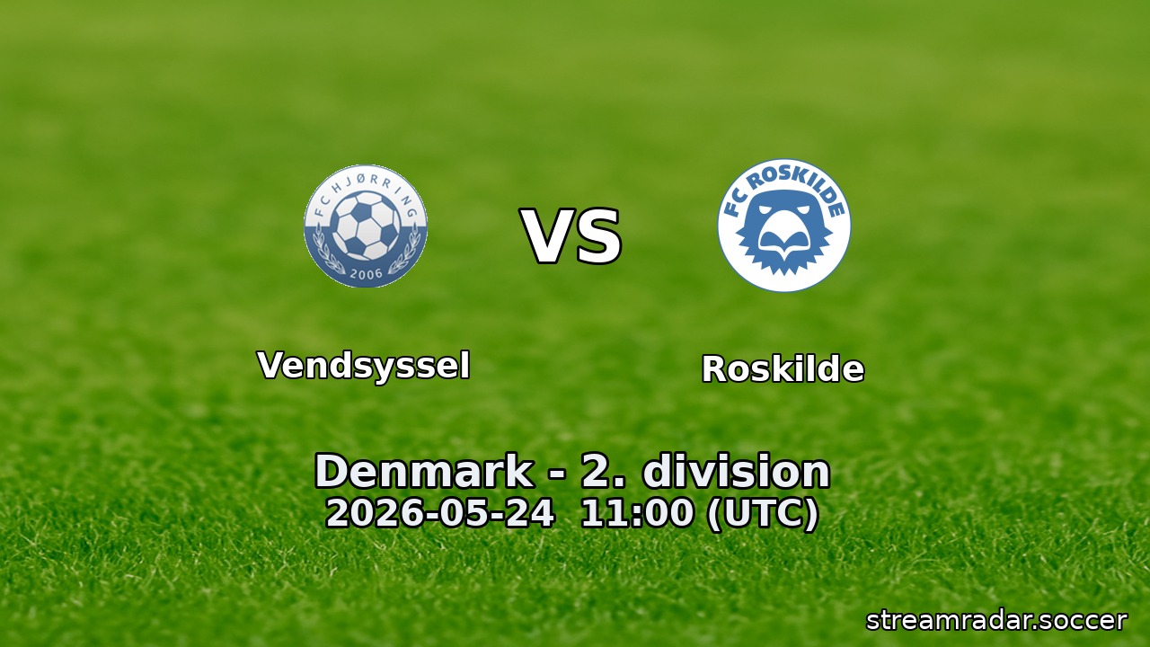 Vendsyssel vs Roskilde