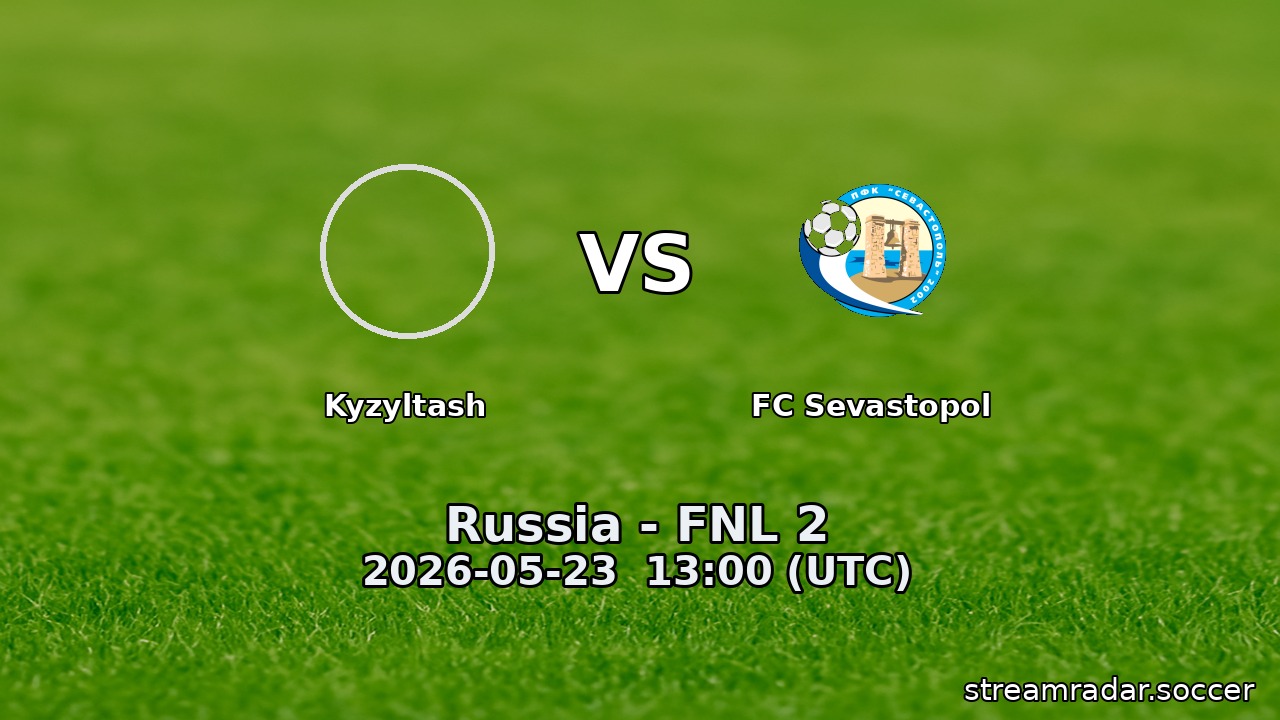 Kyzyltash vs FC Sevastopol