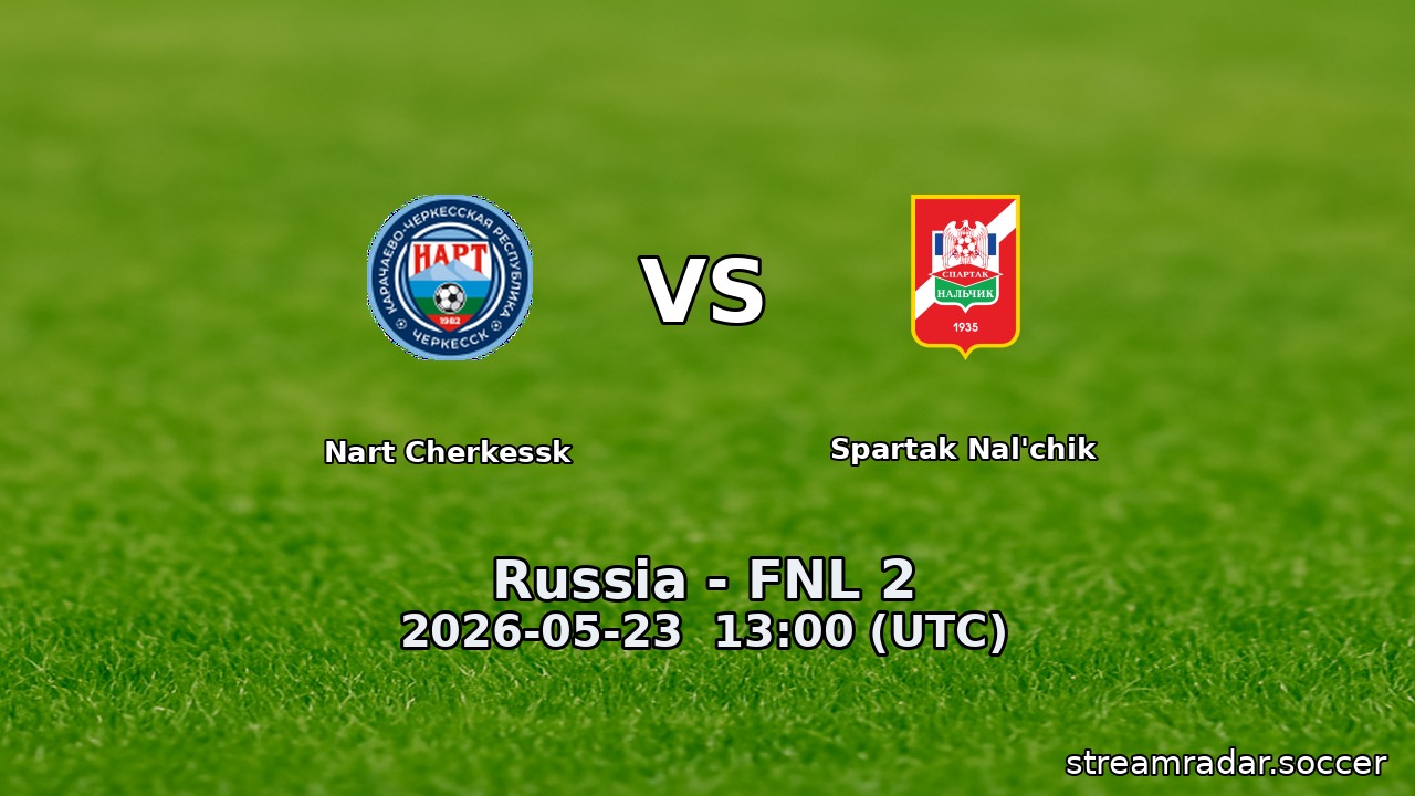 Nart Cherkessk vs Spartak Nal'chik