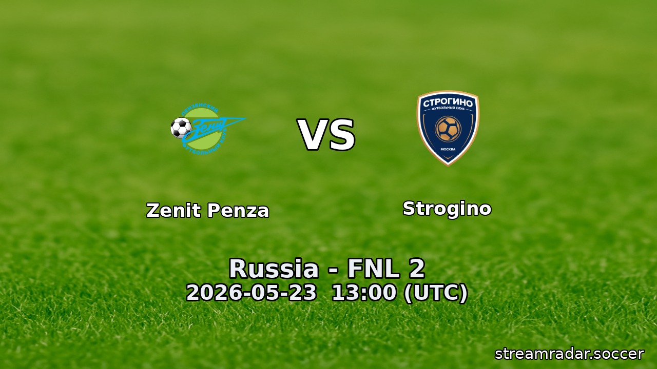 Zenit Penza vs Strogino