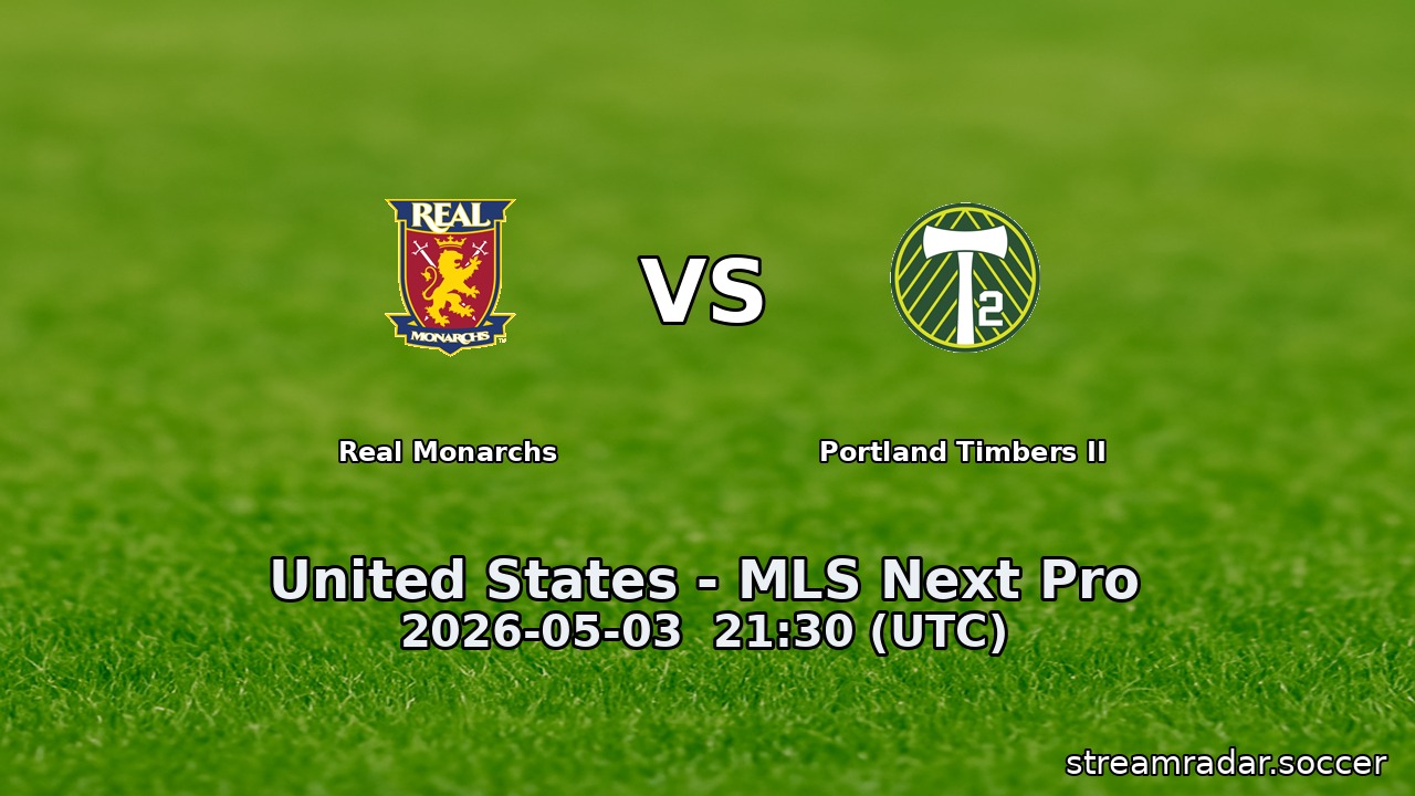 Real Monarchs vs Portland Timbers II