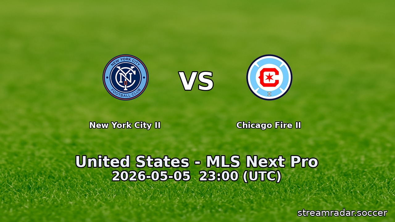 New York City II vs Chicago Fire II