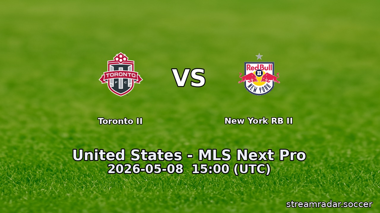 Toronto II vs New York RB II