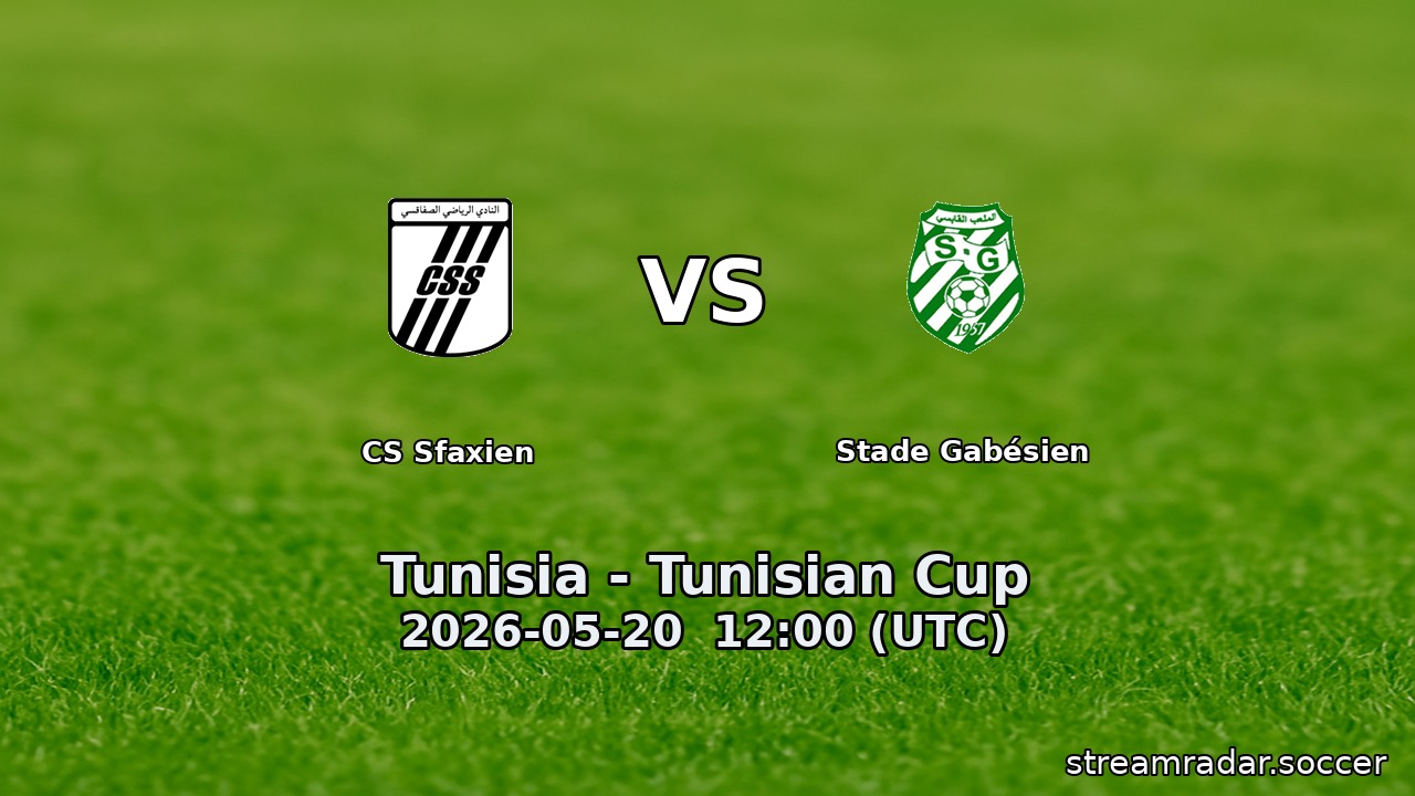 CS Sfaxien vs Stade Gabésien
