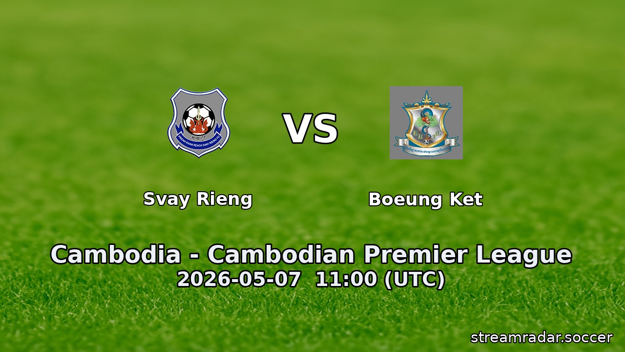 Svay Rieng vs Boeung Ket