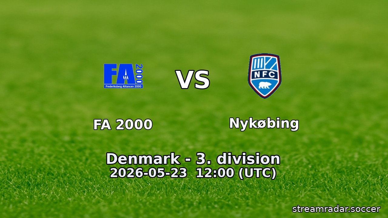 FA 2000 vs Nykøbing