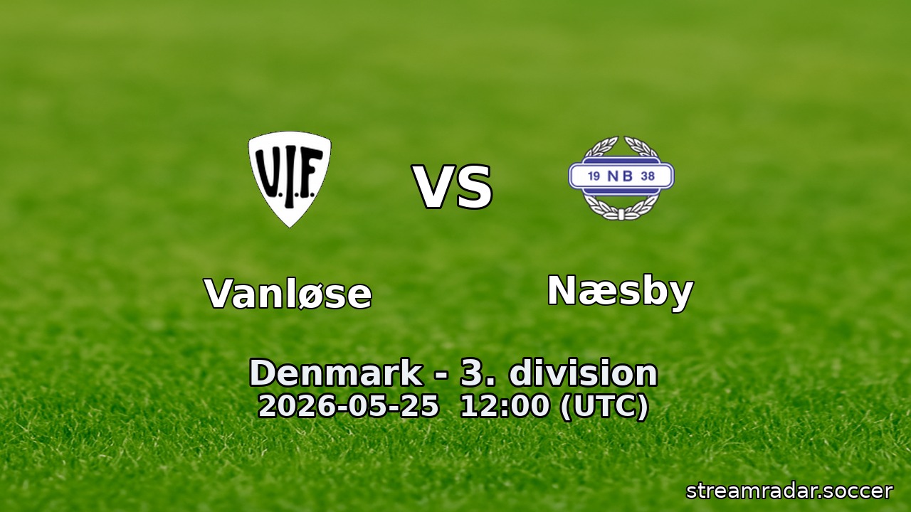 Vanløse vs Næsby
