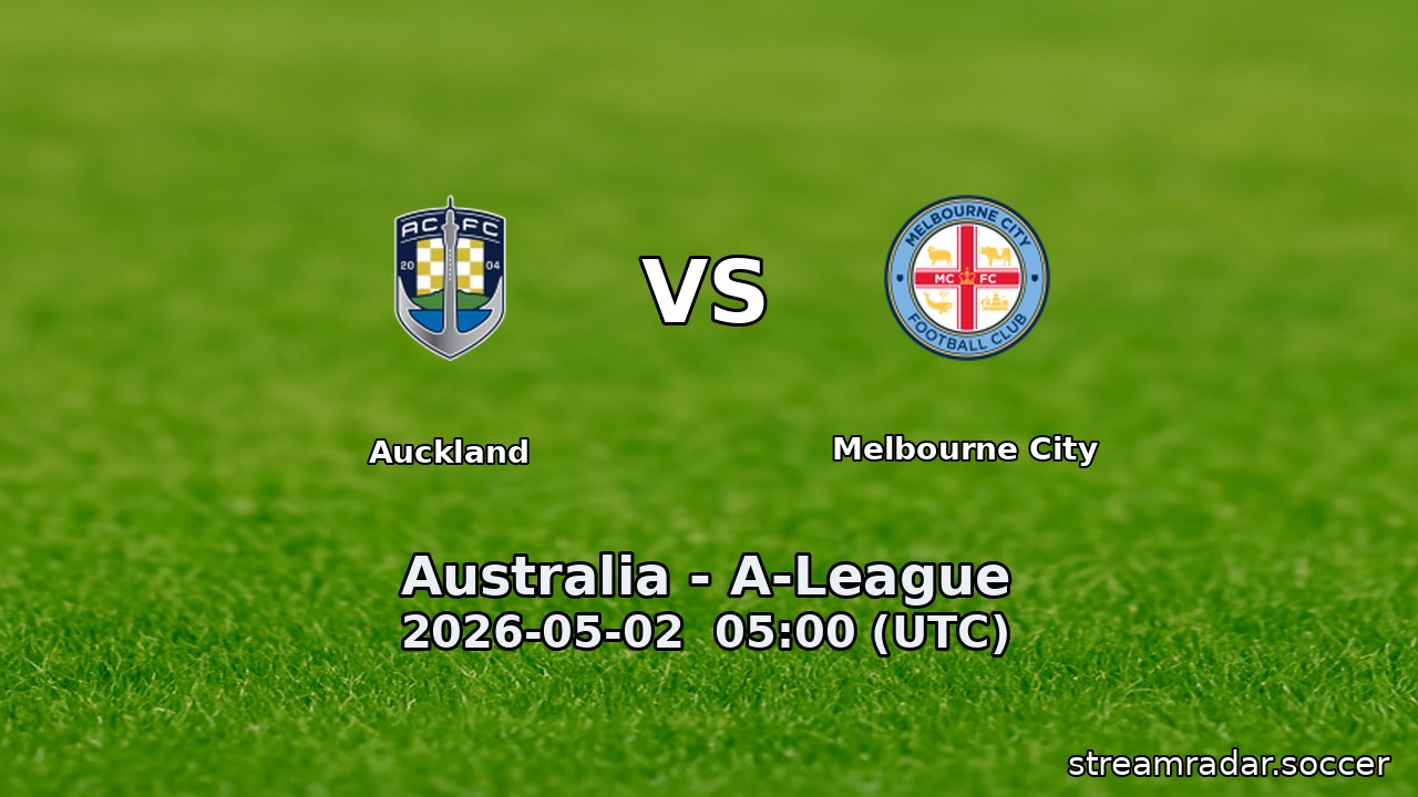 Auckland vs Melbourne City