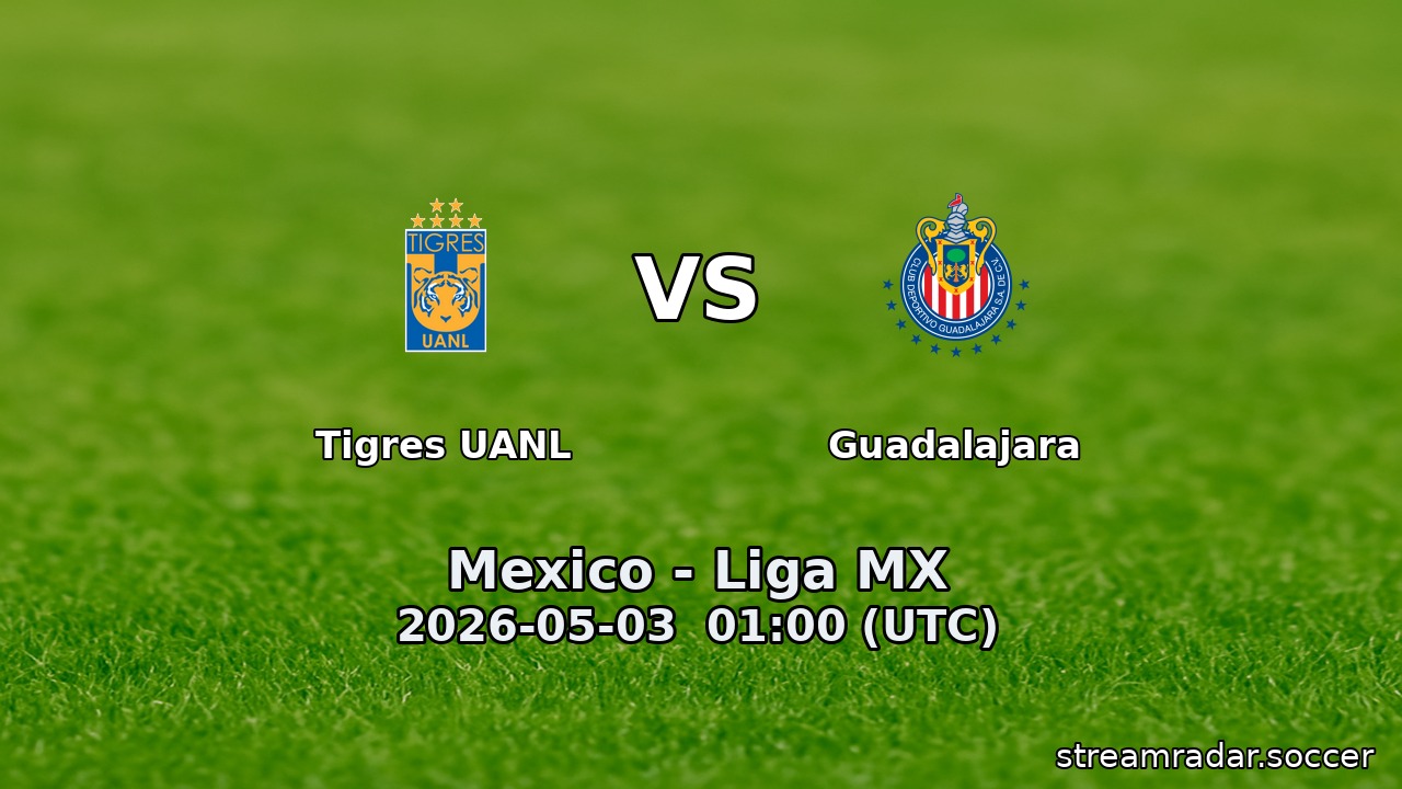 Tigres UANL vs Guadalajara
