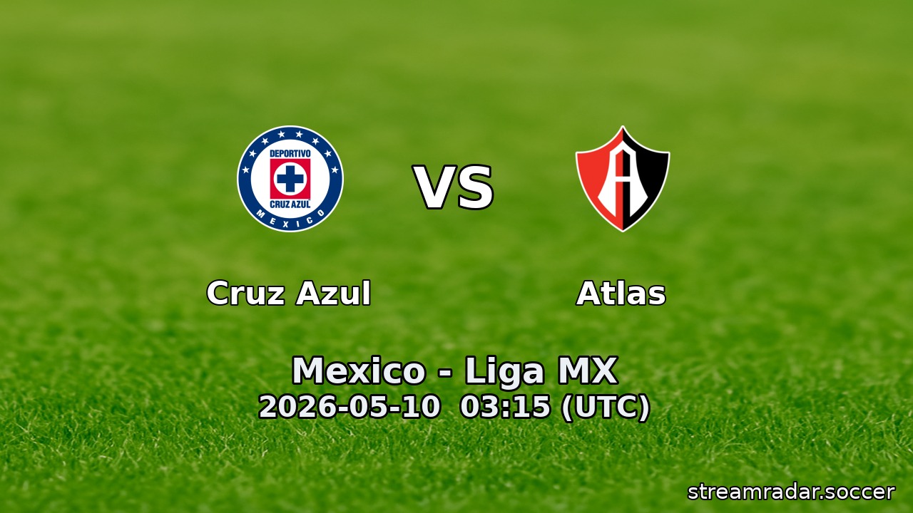 Cruz Azul vs Atlas