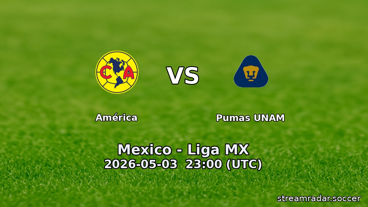 América vs Pumas UNAM