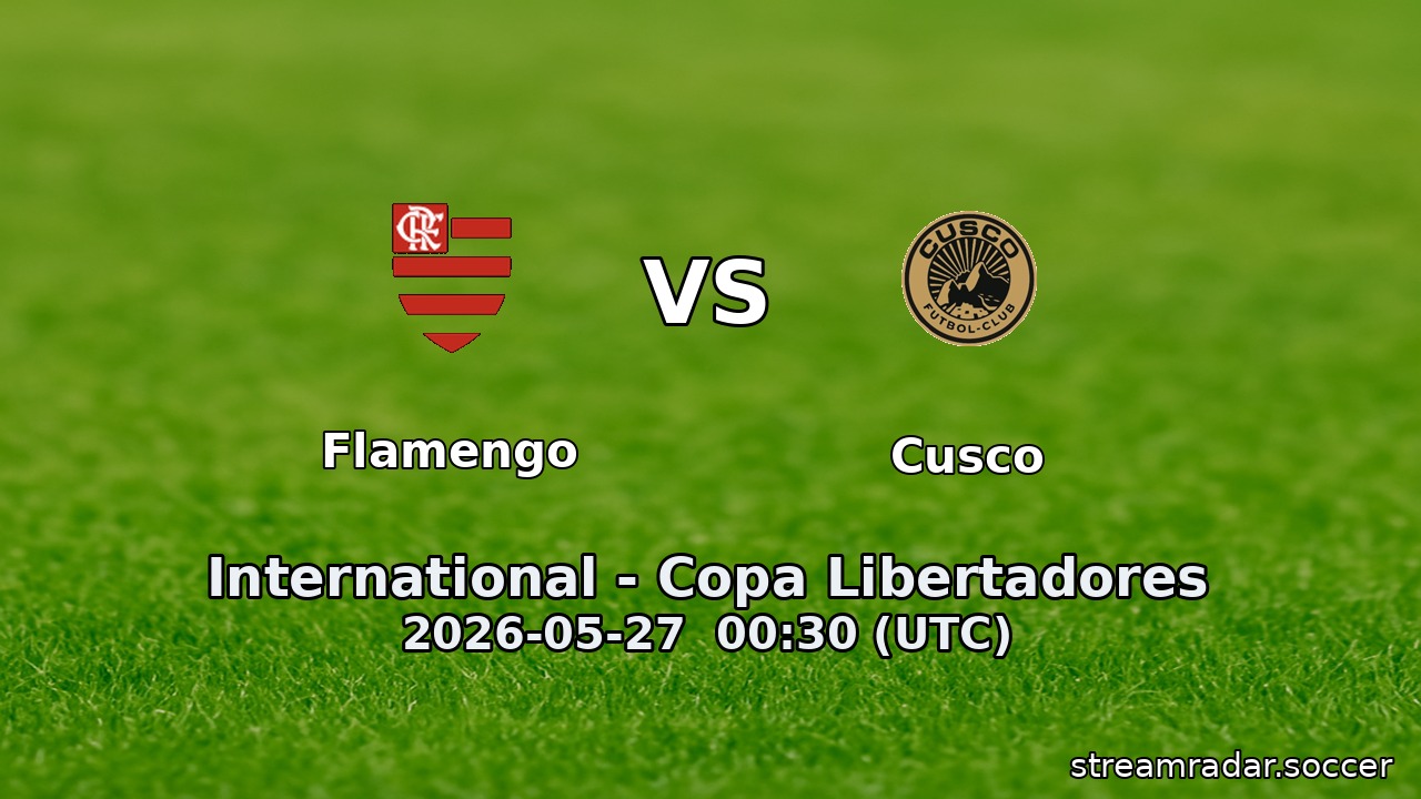 Flamengo vs Cusco
