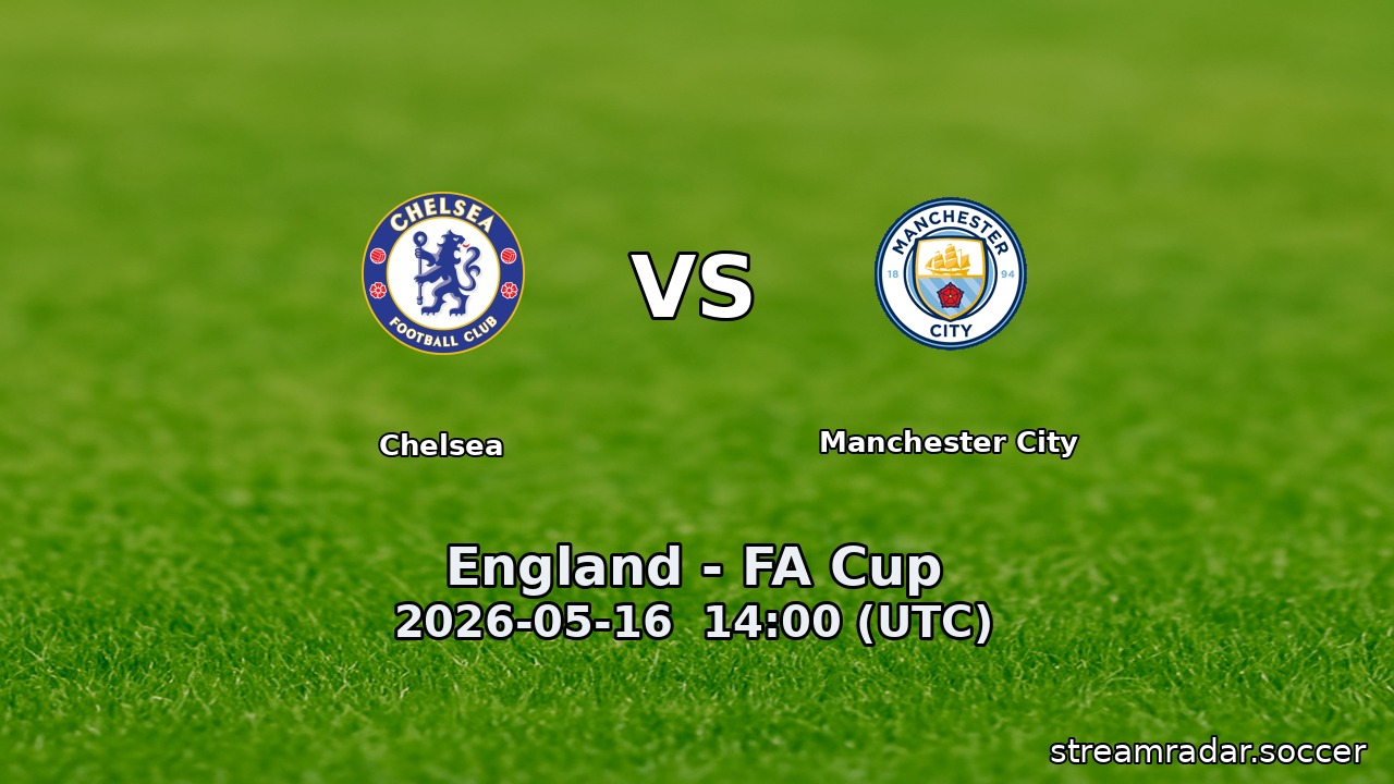 Chelsea vs Manchester City