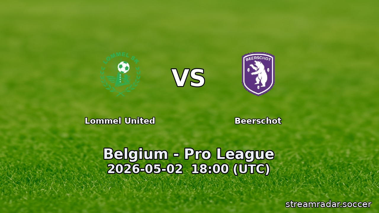 Lommel United vs Beerschot