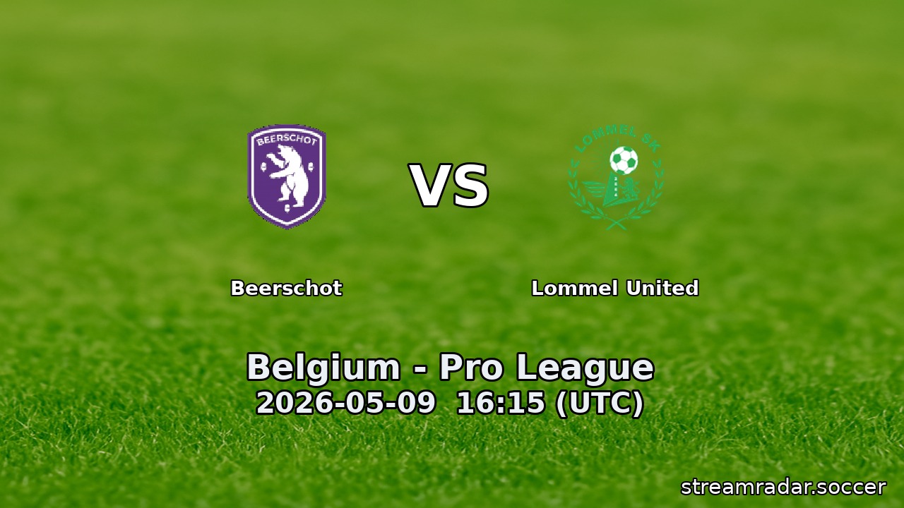 Beerschot vs Lommel United