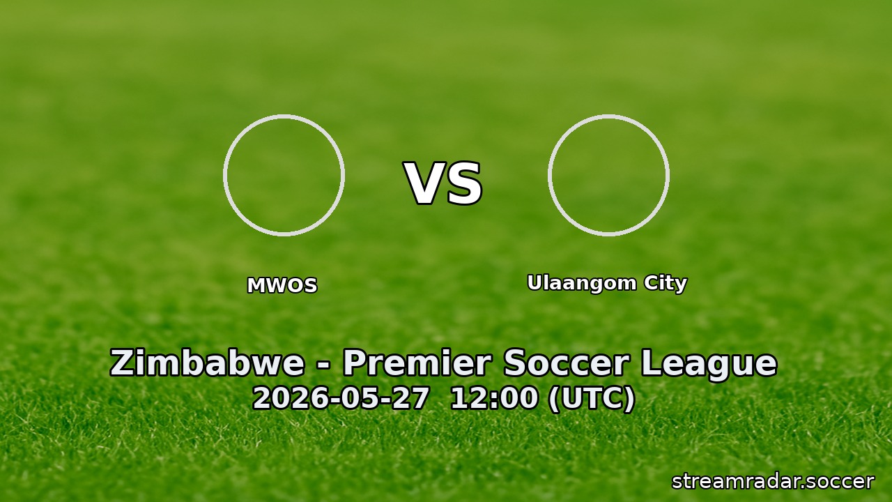 MWOS vs Ulaangom City