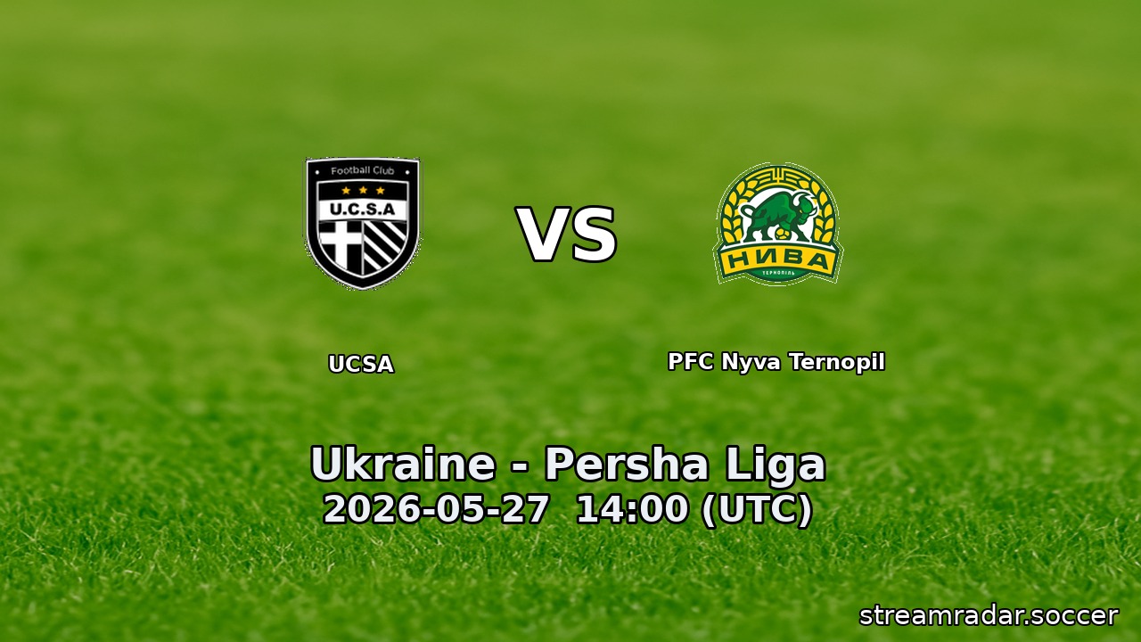 UCSA vs PFC Nyva Ternopil