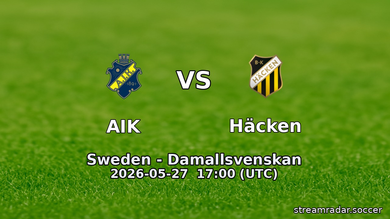 AIK vs Häcken