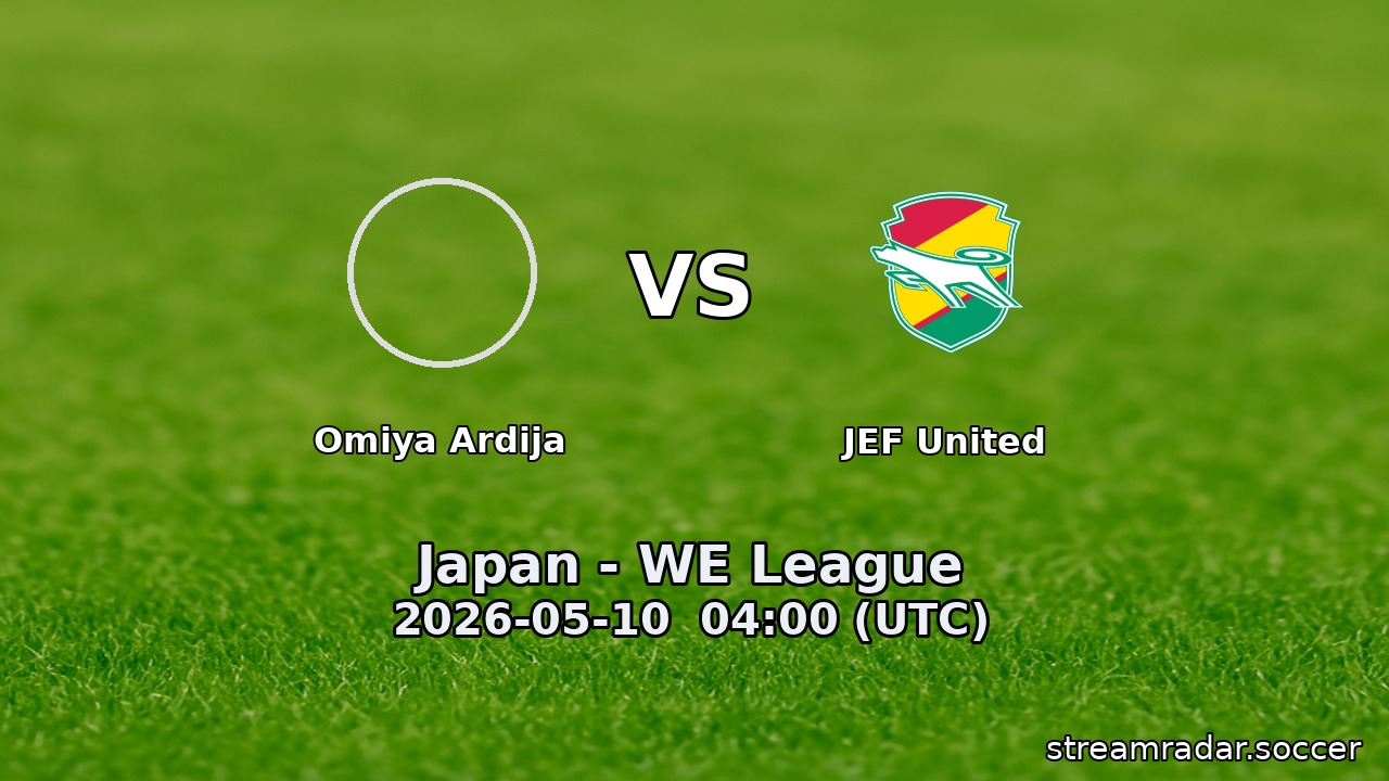 Omiya Ardija vs JEF United
