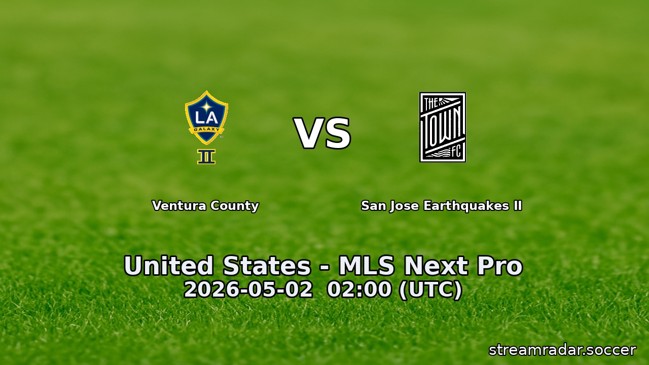 Ventura County vs San Jose Earthquakes II