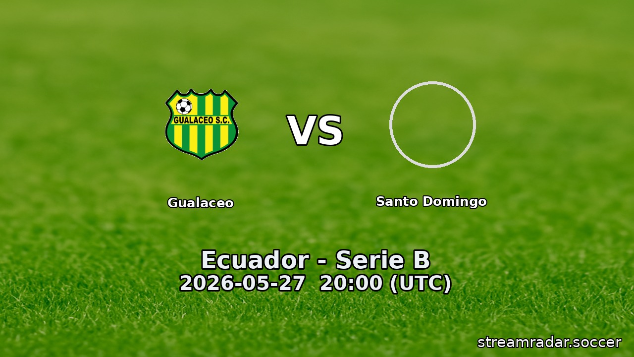 Gualaceo vs Santo Domingo