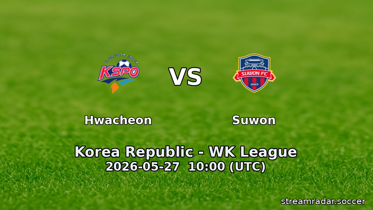 Hwacheon vs Suwon