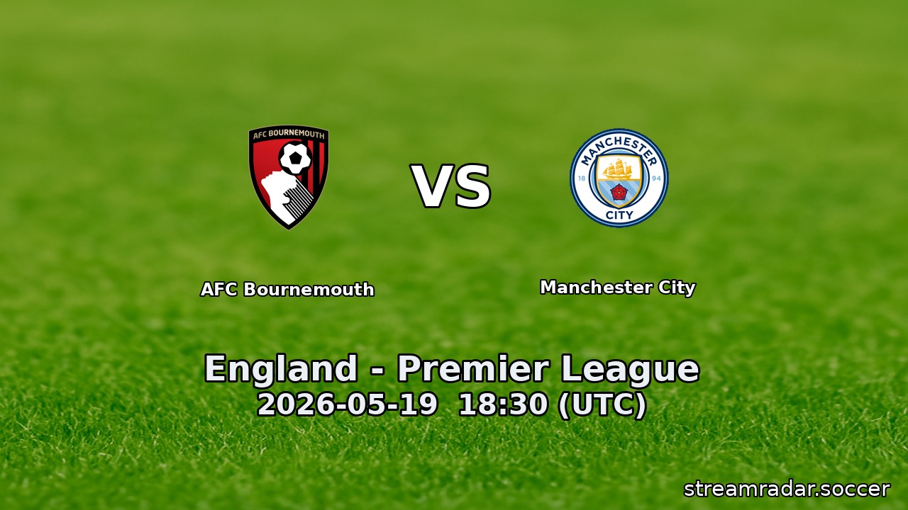 AFC Bournemouth vs Manchester City