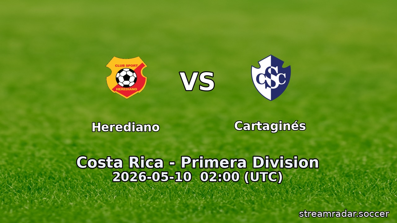 Herediano vs Cartaginés