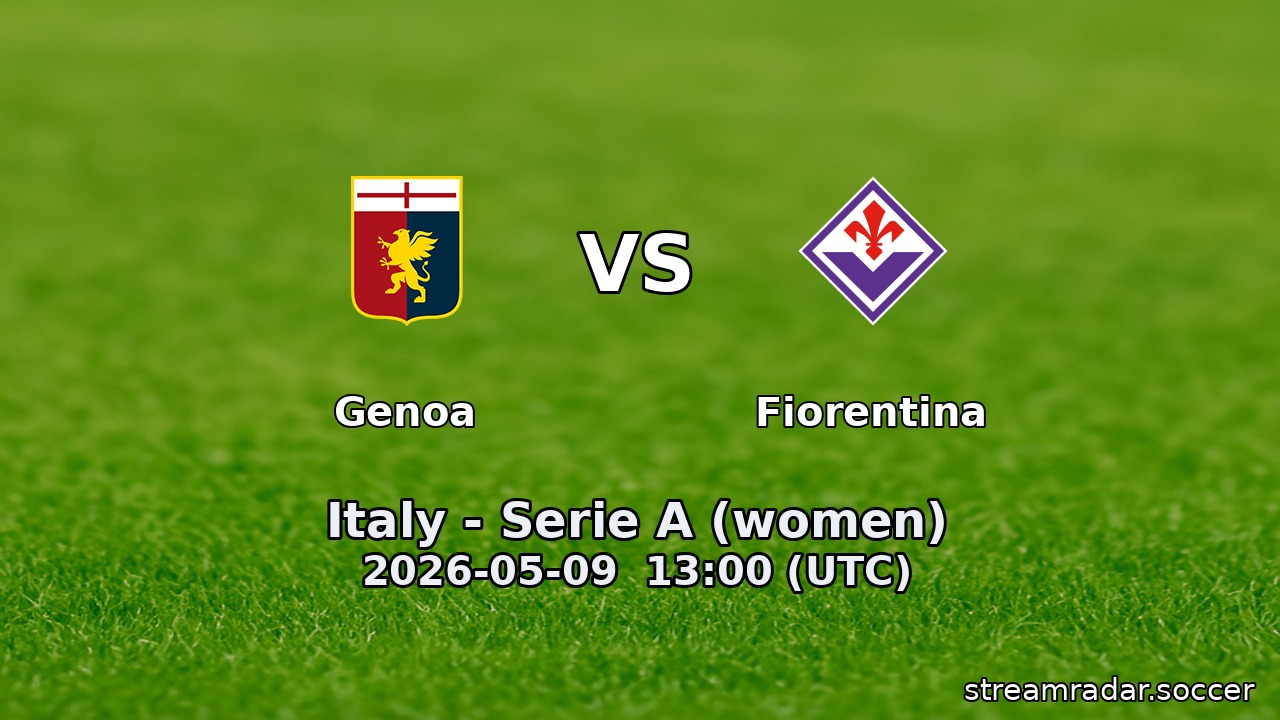 Genoa vs Fiorentina