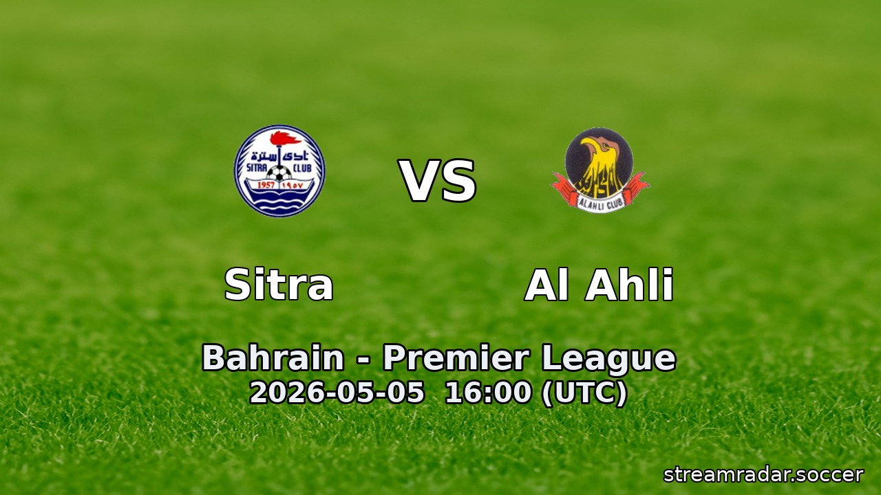 Sitra vs Al Ahli