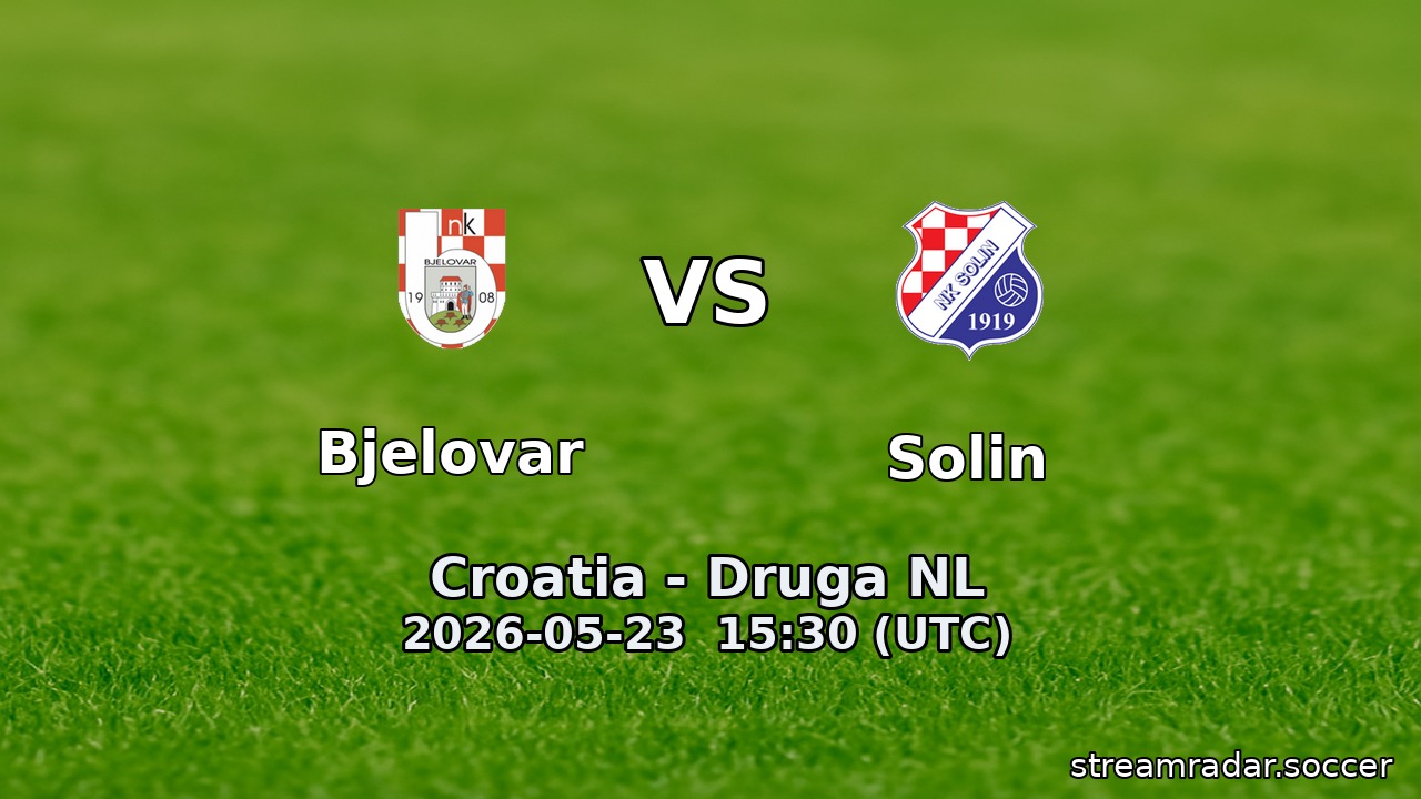 Bjelovar vs Solin