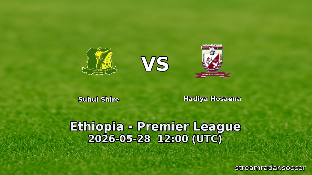 Suhul Shire vs Hadiya Hosaena