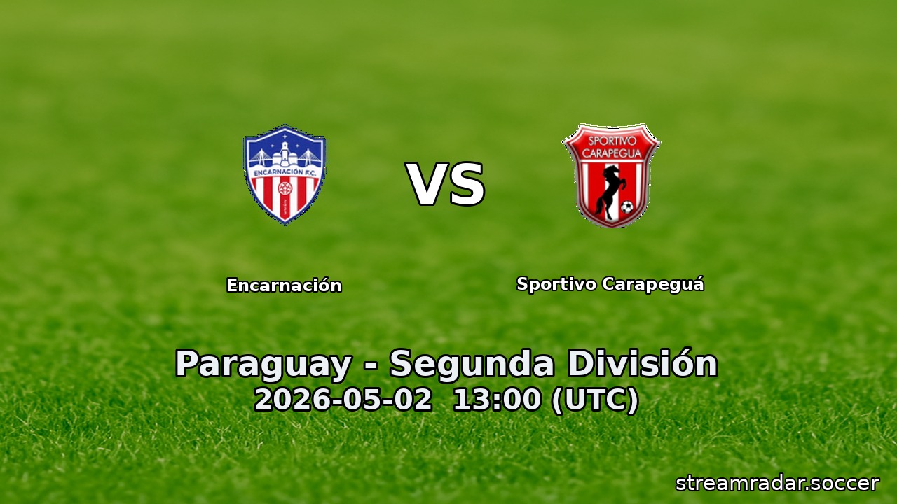 Encarnación vs Sportivo Carapeguá
