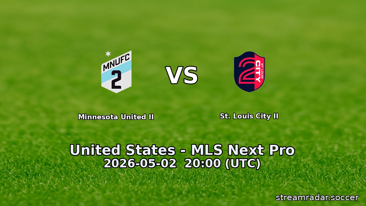 Minnesota United II vs St. Louis City II