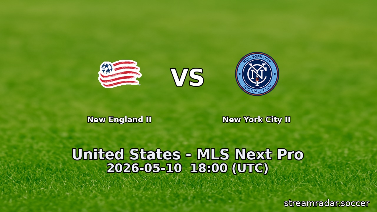 New England II vs New York City II