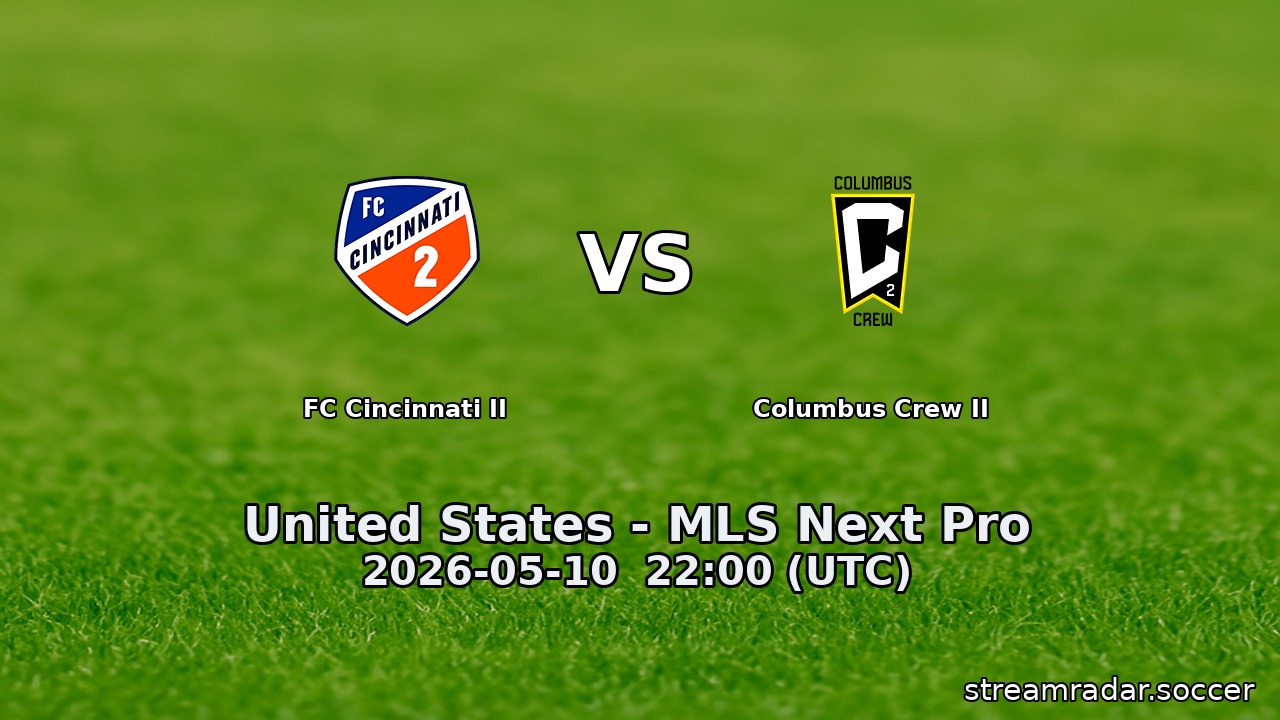 FC Cincinnati II vs Columbus Crew II