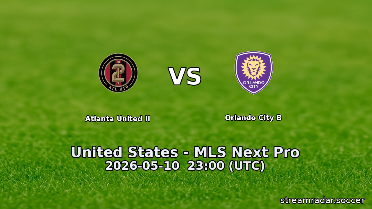 Atlanta United II vs Orlando City B