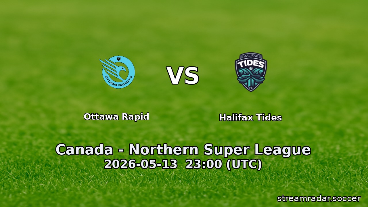 Ottawa Rapid vs Halifax Tides