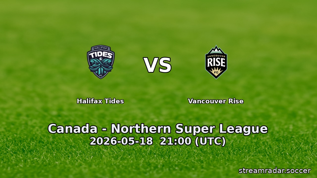Halifax Tides vs Vancouver Rise