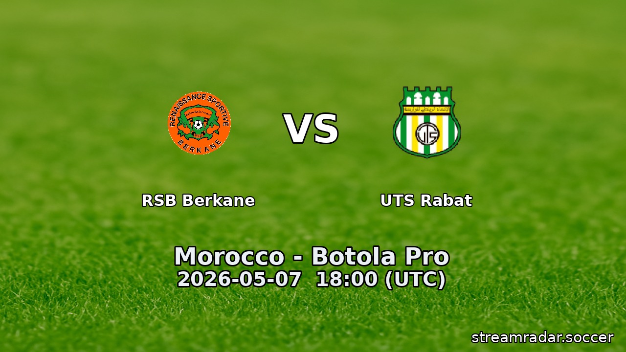 RSB Berkane vs UTS Rabat
