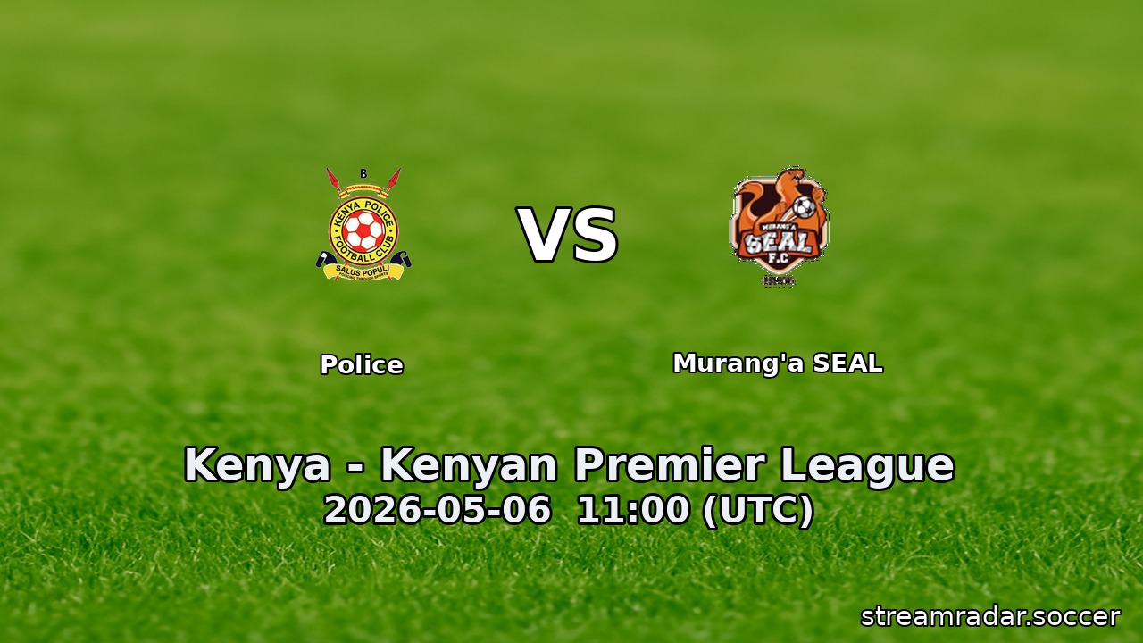 Police vs Murang'a SEAL