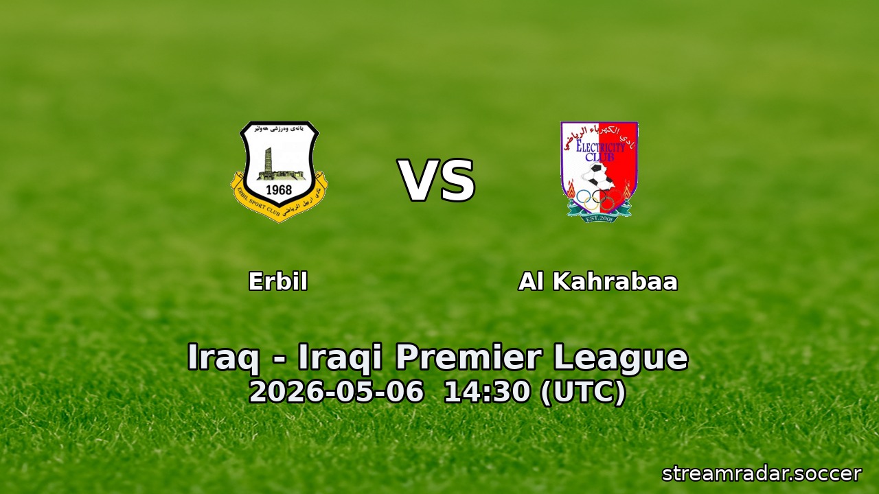 Erbil vs Al Kahrabaa