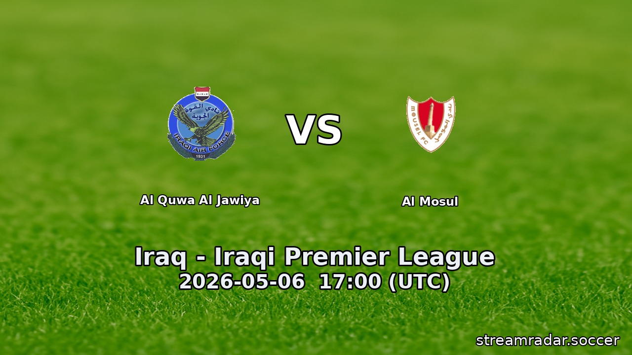 Al Quwa Al Jawiya vs Al Mosul