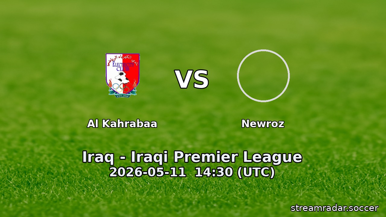 Al Kahrabaa vs Newroz