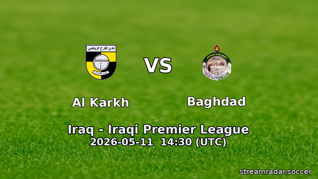 Al Karkh vs Baghdad