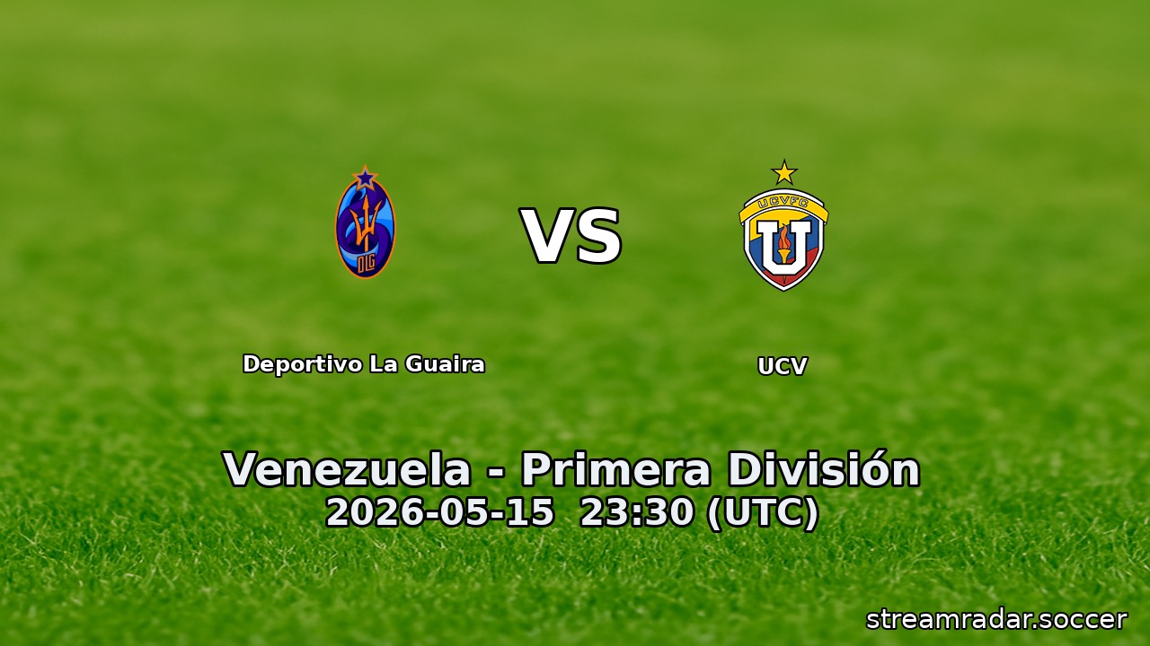 Deportivo La Guaira vs UCV