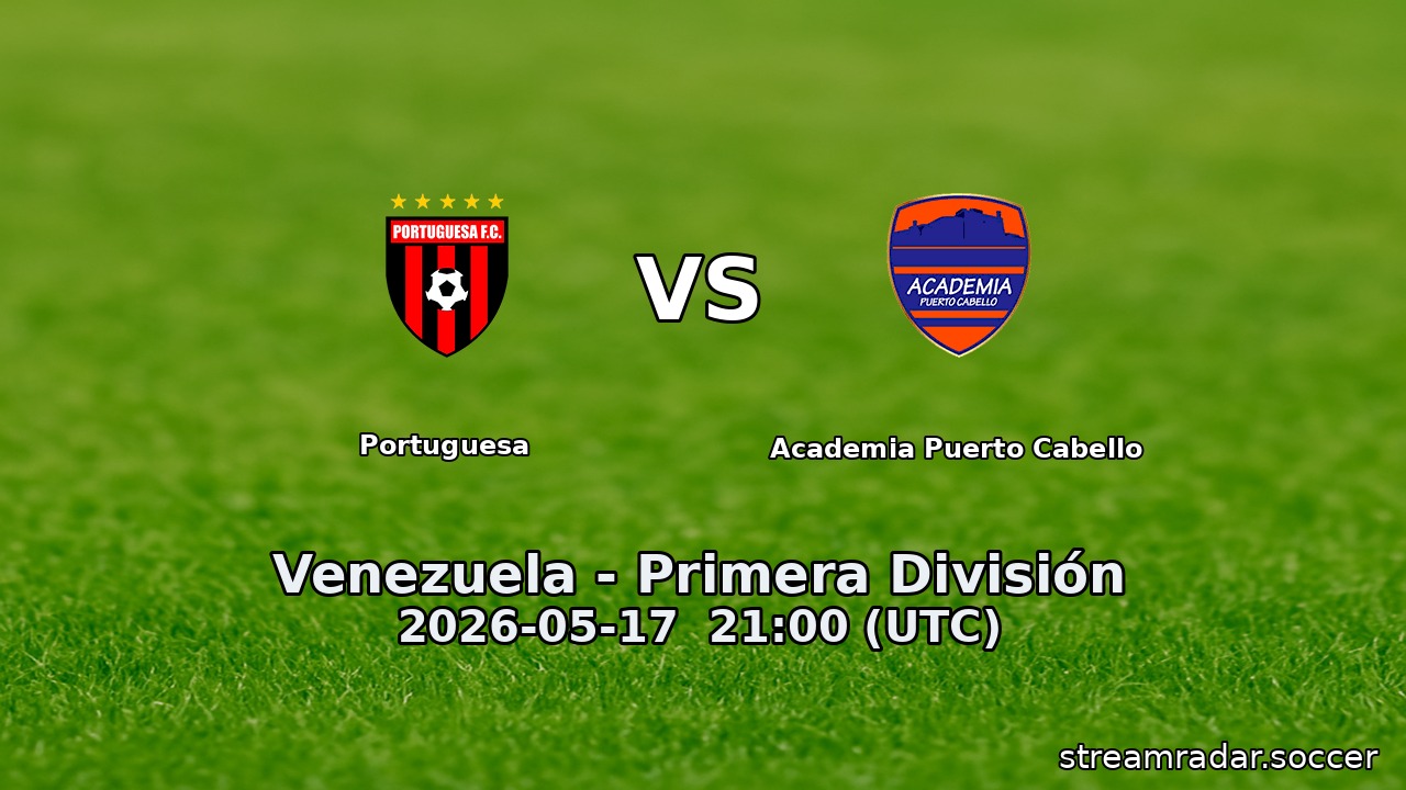 Portuguesa vs Academia Puerto Cabello