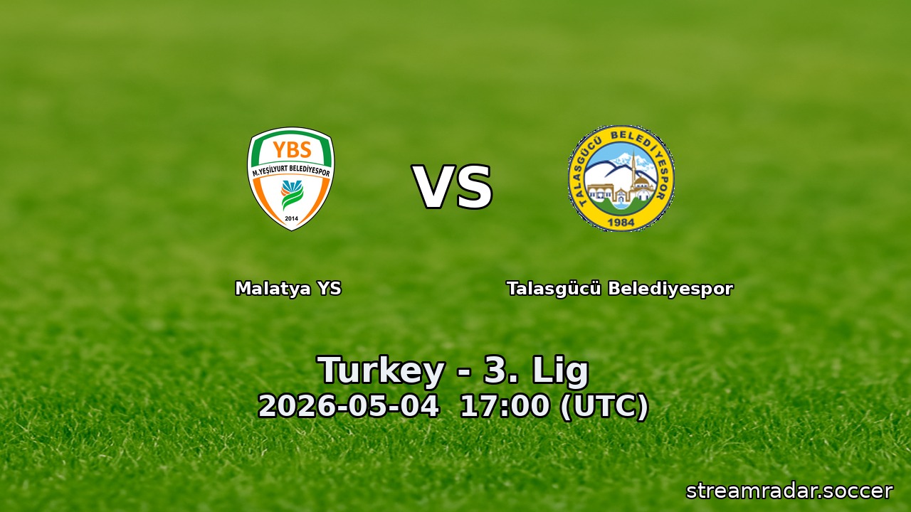 Malatya YS vs Talasgücü Belediyespor